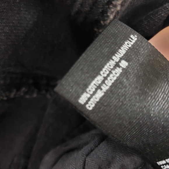 Free People Denim A-Line Skirt Black - Picture 7 of 9